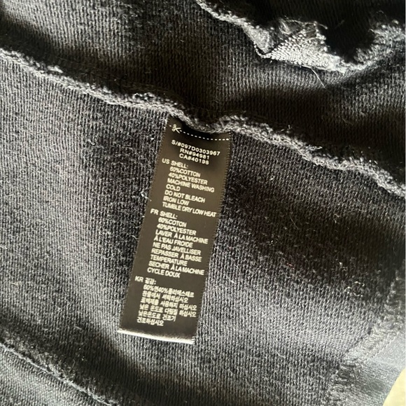 Forever 21 Black and Brown Sweatshirt with Asymmetrical Front - Picture 7 of 11